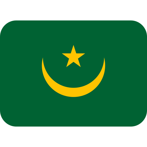 Flag: Mauritania as drawn by Twitter / X in Twemoji 2.0