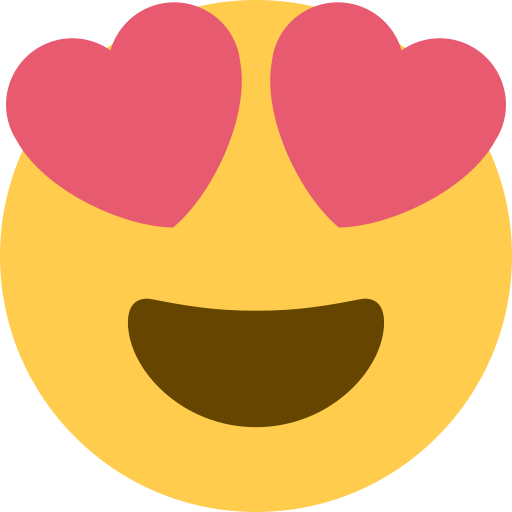 Smiling Face with Heart-Eyes, the previous design
