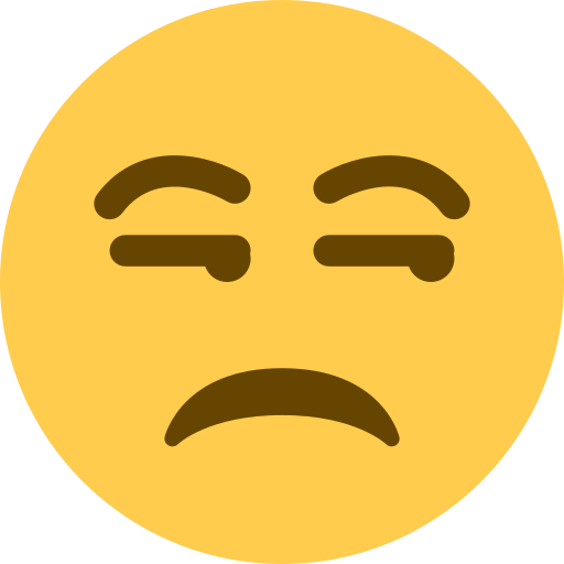 Unamused Face, the previous design