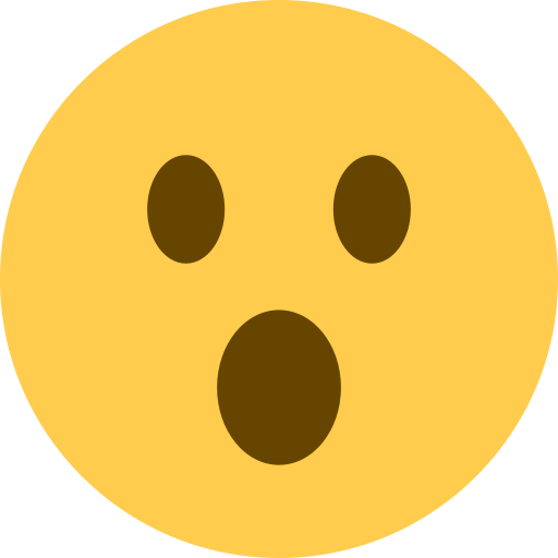 Face with Open Mouth, the previous design