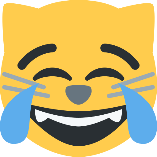 Cat with Tears of Joy, the previous design