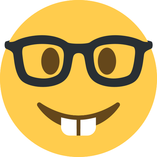 Nerd Face, the previous design