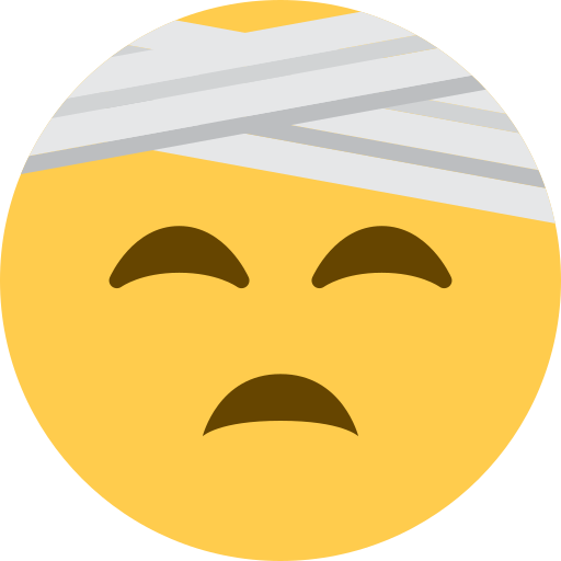 Face with Head-Bandage, the previous design