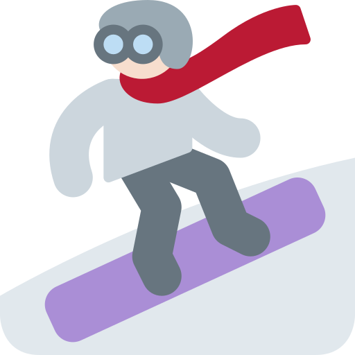 Snowboarder: Light Skin Tone, the previous design