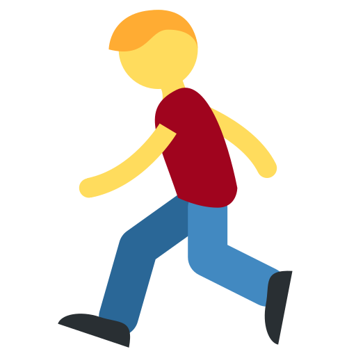 Person Running, the previous design
