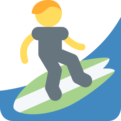 Person Surfing, the previous design