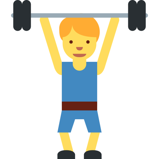 Person Lifting Weights, the previous design