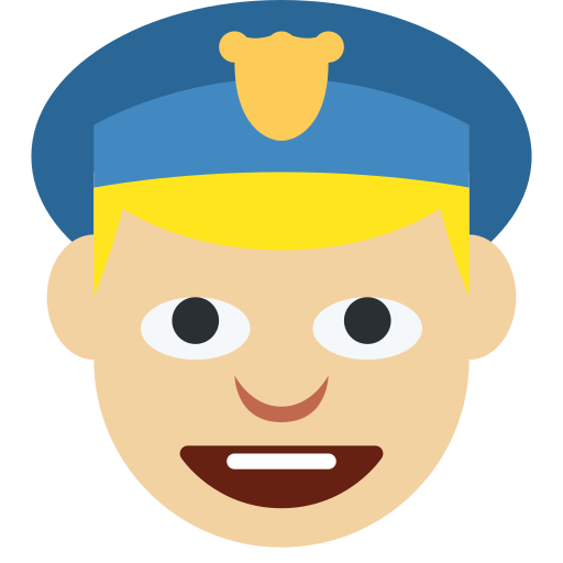 Police Officer: Medium-Light Skin Tone, the previous design