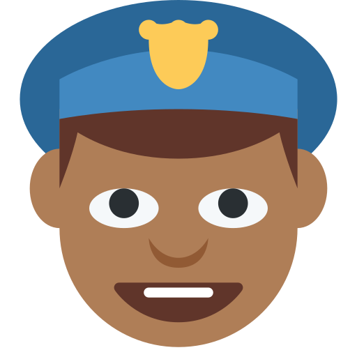 Police Officer: Medium-Dark Skin Tone, the previous design