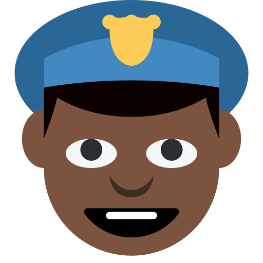 Police Officer: Dark Skin Tone, the previous design