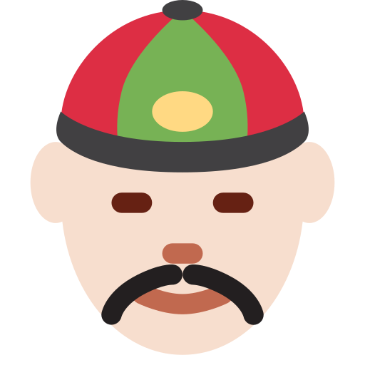 Person with Skullcap: Light Skin Tone, the previous design