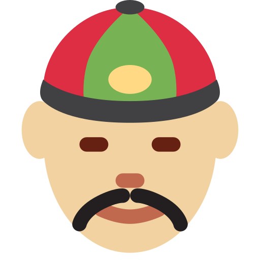 Person with Skullcap: Medium-Light Skin Tone, the previous design