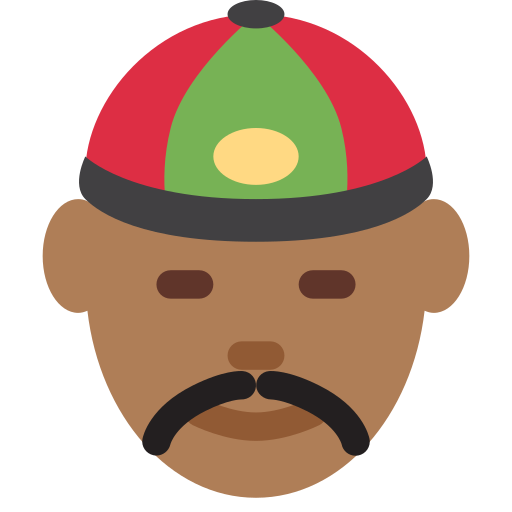 Person with Skullcap: Medium-Dark Skin Tone, the previous design
