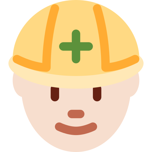 Construction Worker: Light Skin Tone, the previous design