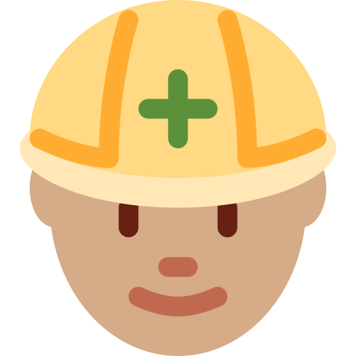 Construction Worker: Medium Skin Tone, the previous design