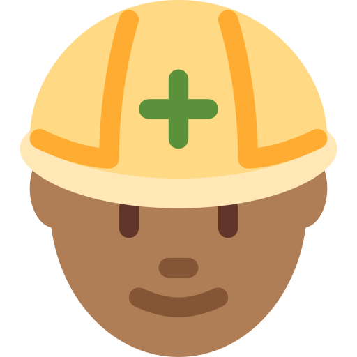 Construction Worker: Medium-Dark Skin Tone, the previous design
