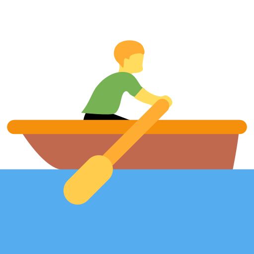 Person Rowing Boat, the previous design