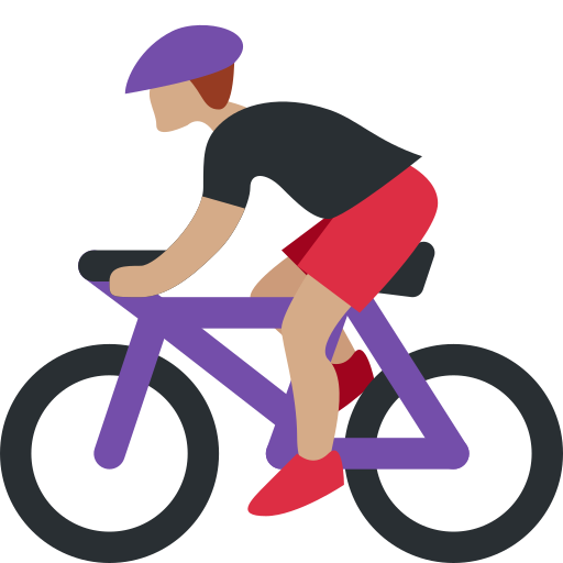 Person Biking: Medium Skin Tone, the previous design