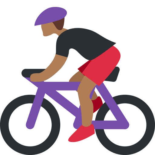 Person Biking: Medium-Dark Skin Tone, the previous design