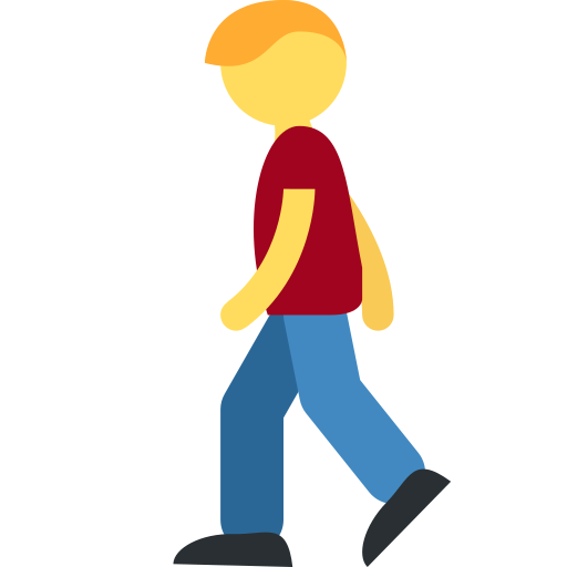 Person Walking, the previous design