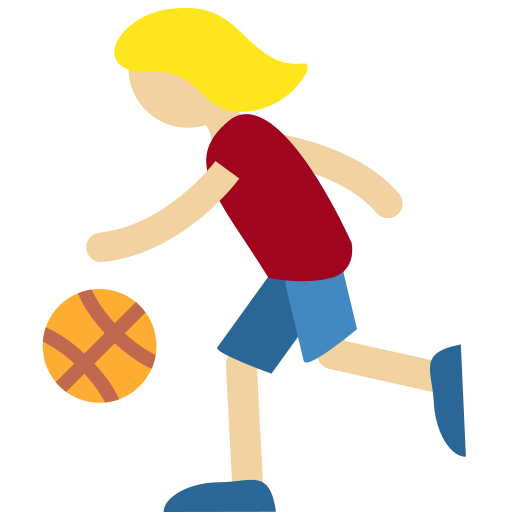 Person Bouncing Ball: Medium-Light Skin Tone, the previous design
