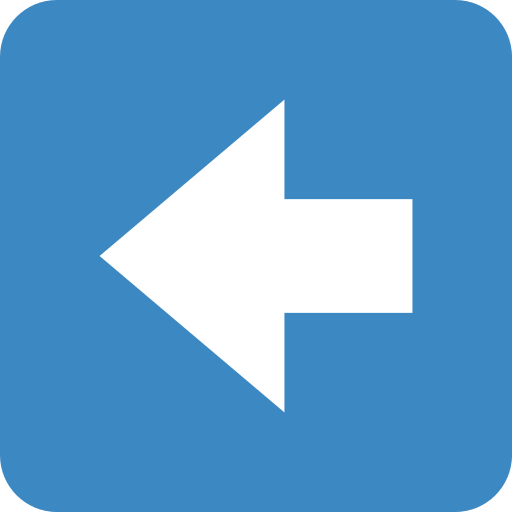 Left Arrow as drawn by Twitter / X in Twemoji 2.1.2