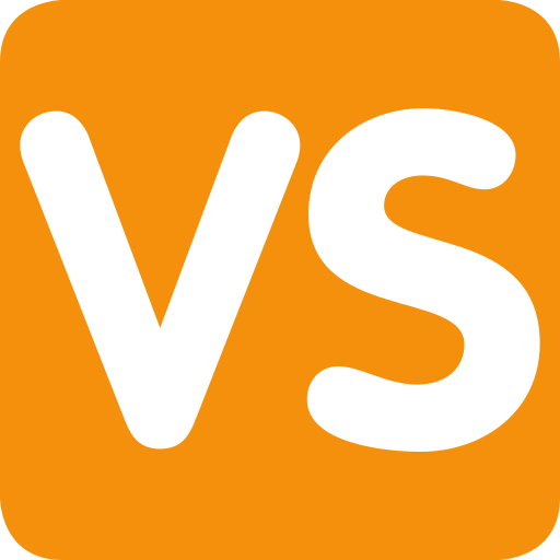 VS Button as drawn by Twitter / X in Twemoji 2.1