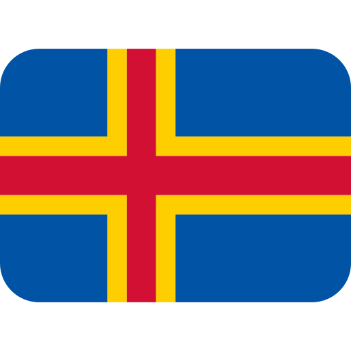 Flag: Åland Islands as drawn by Twitter / X in Twemoji 2.1