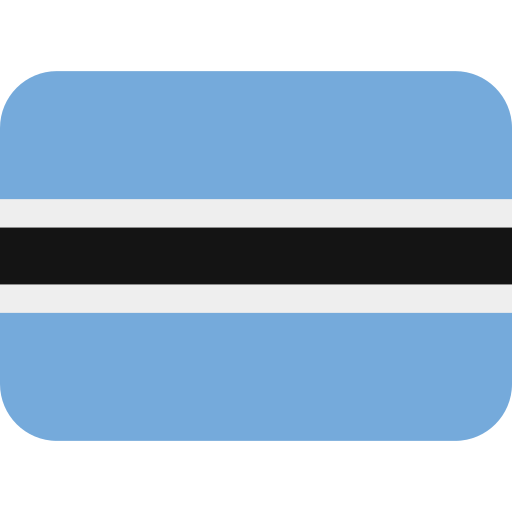 Flag: Botswana as drawn by Twitter / X in Twemoji 2.1