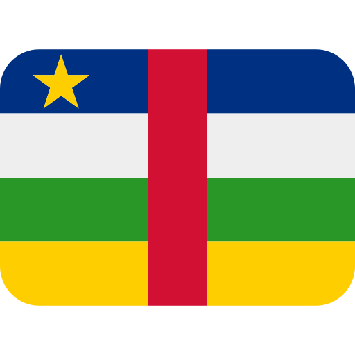 Flag: Central African Republic as drawn by Twitter / X in Twemoji 2.1