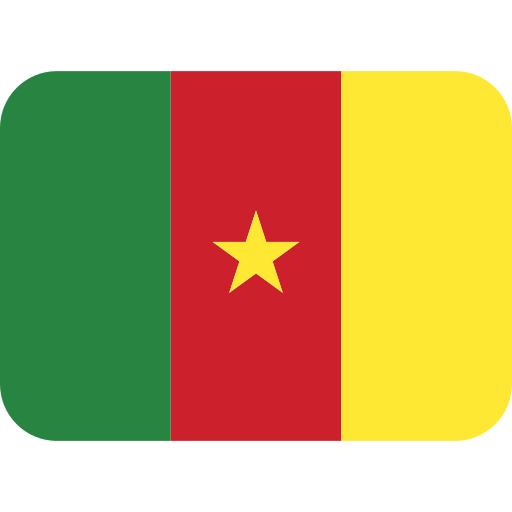 Flag: Cameroon as drawn by Twitter / X in Twemoji 2.1