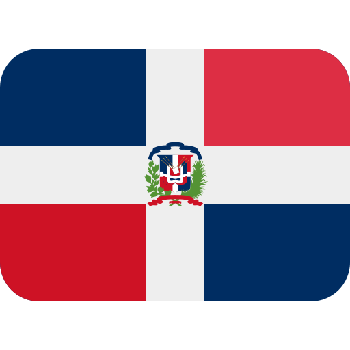 Flag: Dominican Republic as drawn by Twitter / X in Twemoji 2.1