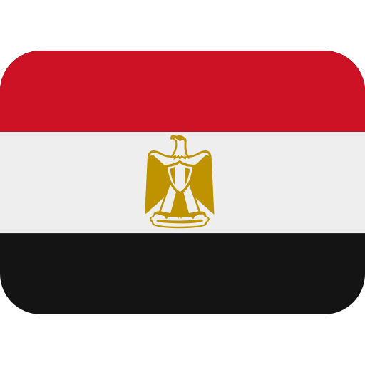 Flag: Egypt as drawn by Twitter / X in Twemoji 2.1