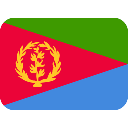 Flag: Eritrea as drawn by Twitter / X in Twemoji 2.1