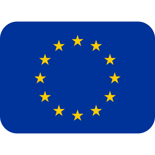 Flag: European Union as drawn by Twitter / X in Twemoji 2.1
