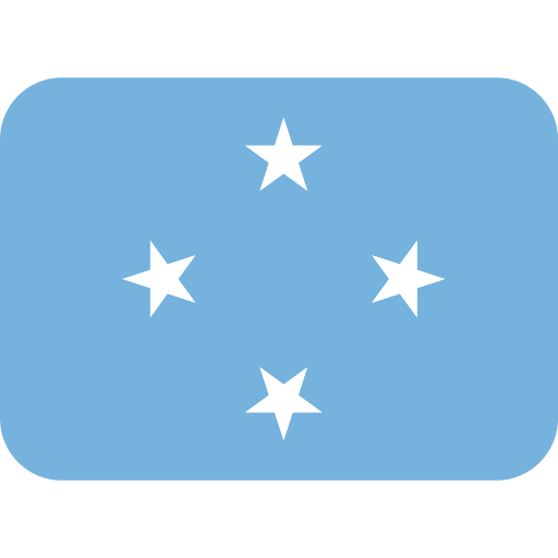 Flag: Micronesia as drawn by Twitter / X in Twemoji 2.1