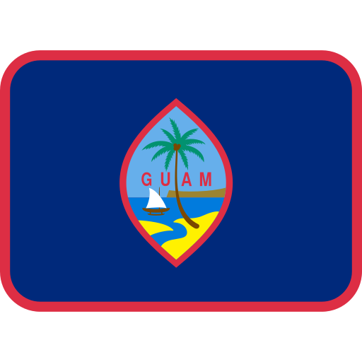 Flag: Guam as drawn by Twitter / X in Twemoji 2.1