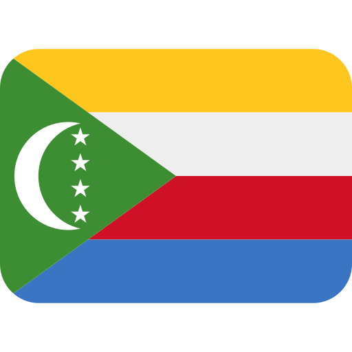 Flag: Comoros as drawn by Twitter / X in Twemoji 2.1