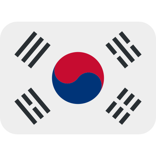 Flag: South Korea as drawn by Twitter / X in Twemoji 2.1