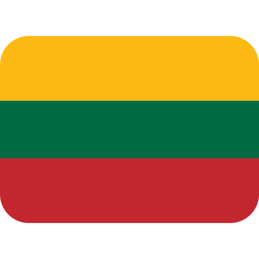 Flag: Lithuania as drawn by Twitter / X in Twemoji 2.1