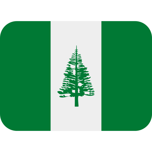 Flag: Norfolk Island as drawn by Twitter / X in Twemoji 2.1