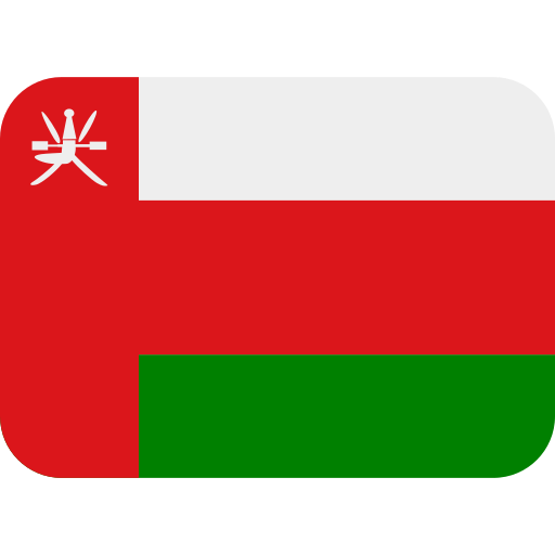 Flag: Oman as drawn by Twitter / X in Twemoji 2.1