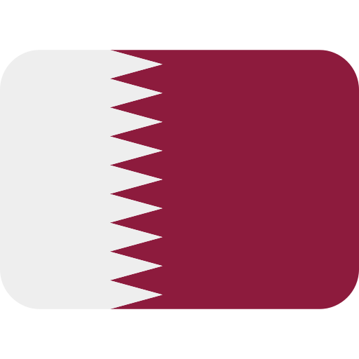 Flag: Qatar as drawn by Twitter / X in Twemoji 2.1