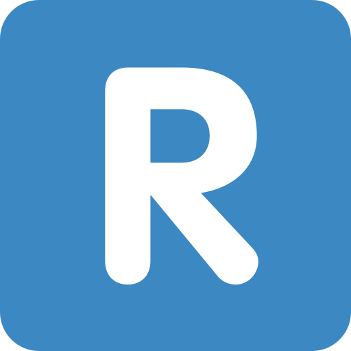 Regional Indicator Symbol Letter R as drawn by Twitter / X in Twemoji 2.1