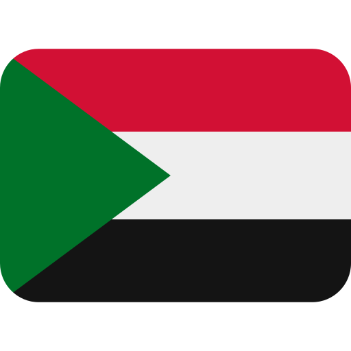 Flag: Sudan as drawn by Twitter / X in Twemoji 2.1