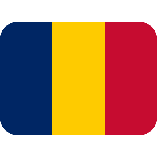 Flag: Chad as drawn by Twitter / X in Twemoji 2.1