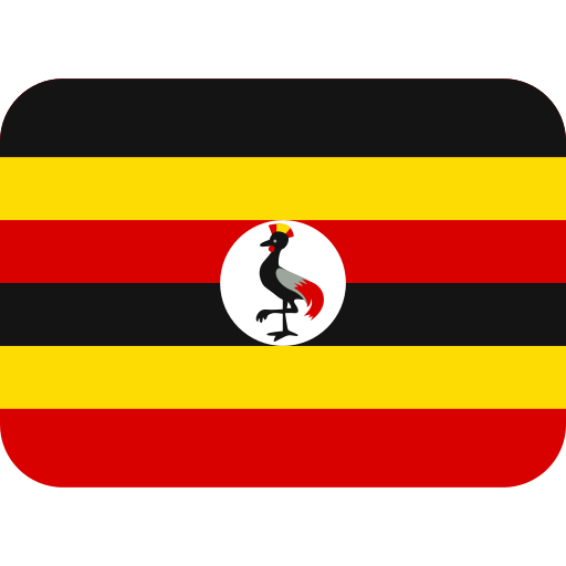 Flagge: Uganda as drawn by Twitter / X in Twemoji 2.1