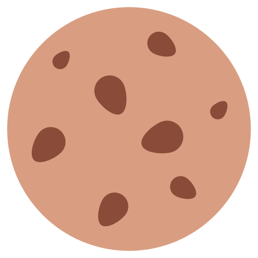 Cookie as drawn by Twitter / X in Twemoji 2.1