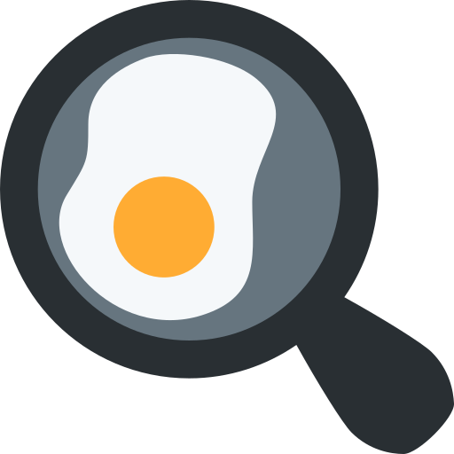 料理 as drawn by Twitter / X in Twemoji 2.1