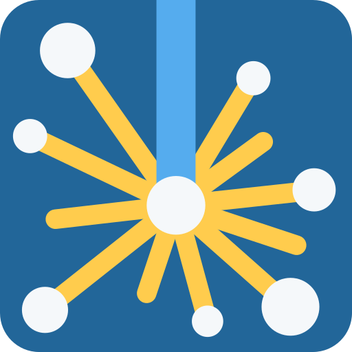 Sparkler as drawn by Twitter / X in Twemoji 2.1